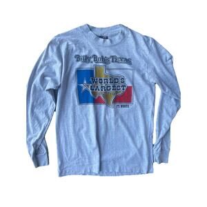 Vintage 90s Billy Bob’s Texas Honky Tonk Long Sleeve Tee Cotton Blend Medium